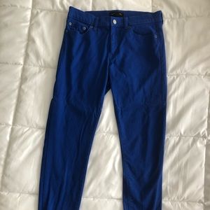 Banana Republic skinny velvet jeans